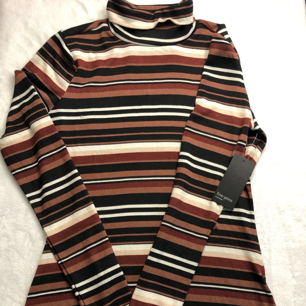 Brand new free press turtleneck knee length  dress